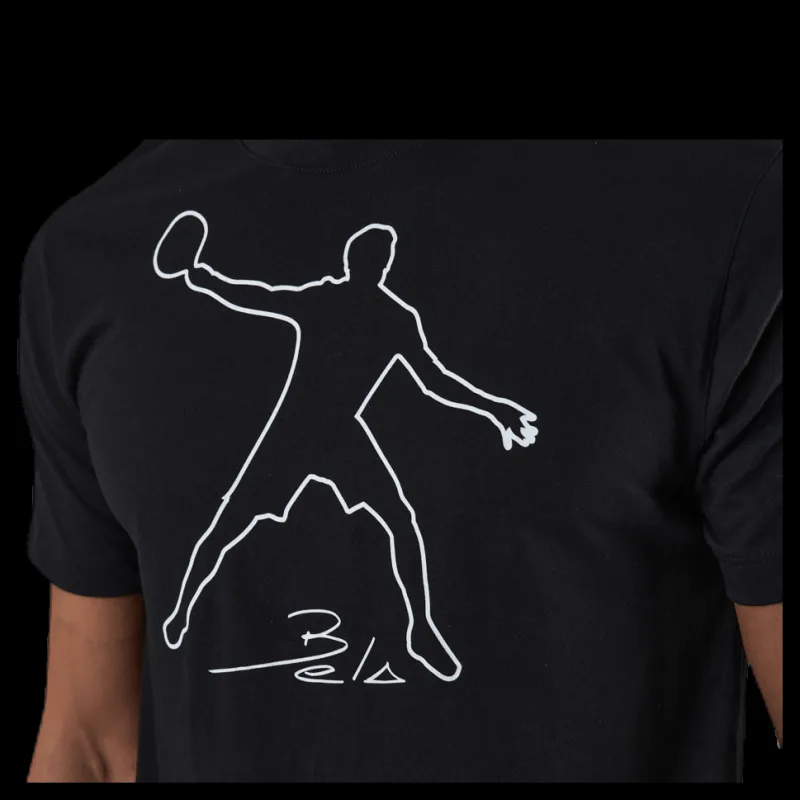 Wilson Bela Tech Tee Black Svart Discount