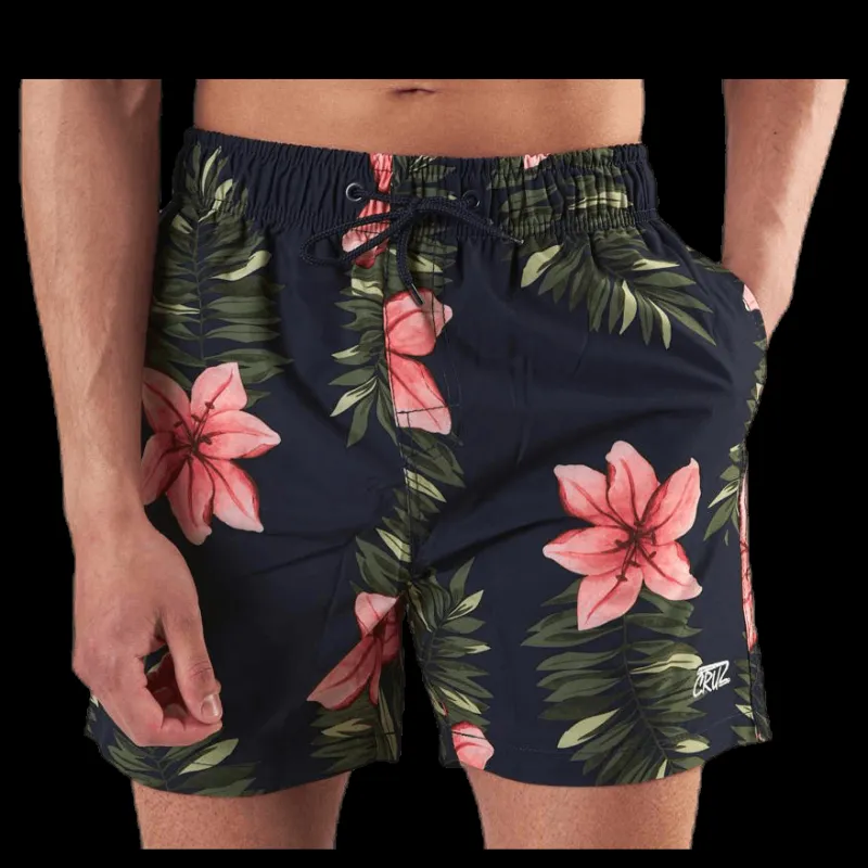 Cruz Bellamy Forest Boardshorts Blue Blå Outlet
