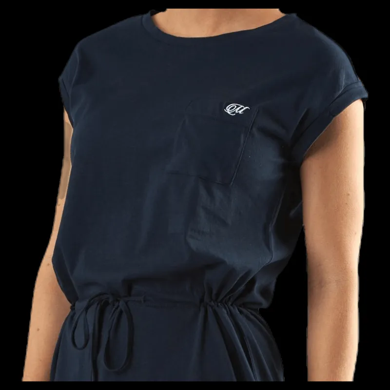 Marine Bellevue Dress Blue Blå Discount