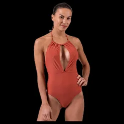 Pieces Belma Swimsuit Red Röd Online