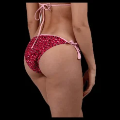 Pieces Benedicte Bikini Brief Red Röd Hot