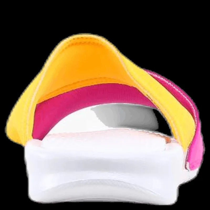 Clearance Nike Bennassi Duo Ultra Slide Pink/White/Yellow Rosa