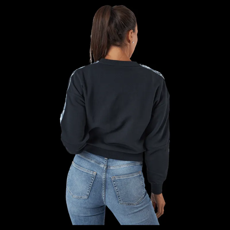 Fila Bettens Cropped Crew Sweat 80001- Moonless Night Svart Online