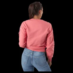 Outlet Fila Bettens Cropped Crew Sweat 40021 - Tea Rose Rosa
