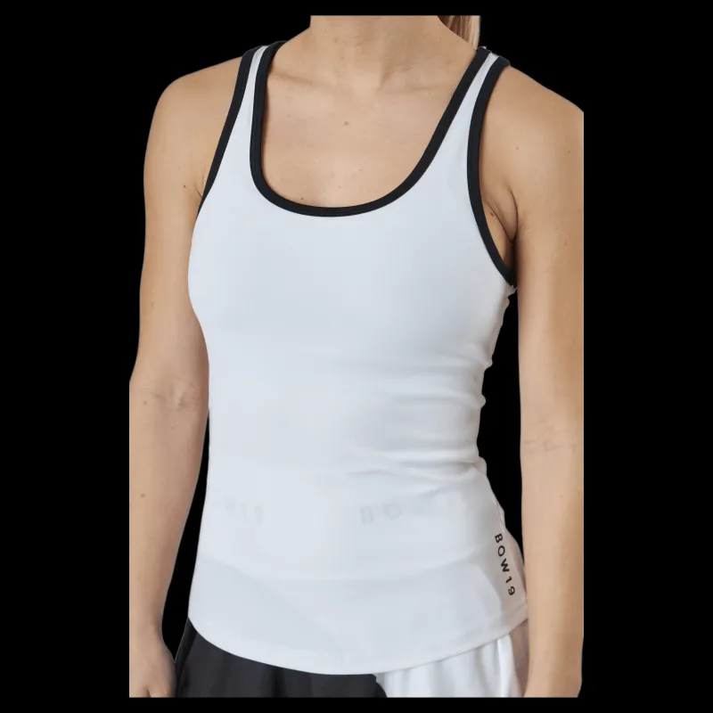 BOW19 Betty Top White/black Flerfärgad Discount