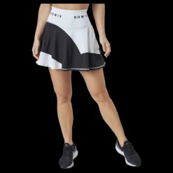 BOW19 Bianca /print Skirt Big Stripe White/black Vit Discount
