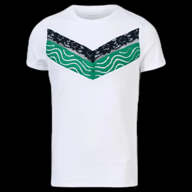 Online Name It Bianne Ss Top White Vit