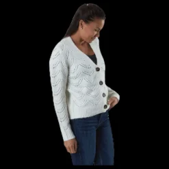 Clearance Pieces Bibi Ls Knit Cardigan White Vit