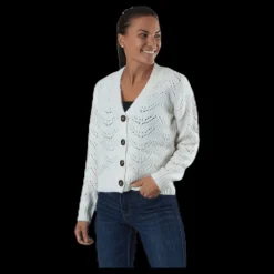 Clearance Pieces Bibi Ls Knit Cardigan White Vit