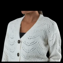 Clearance Pieces Bibi Ls Knit Cardigan White Vit