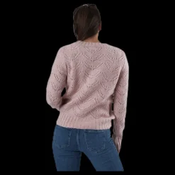 Outlet Pieces Bibi Ls Knit Red Röd