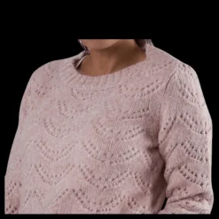 Outlet Pieces Bibi Ls Knit Red Röd