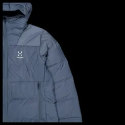 Haglöfs Bield Down Hood W Steel Blue Blå Discount