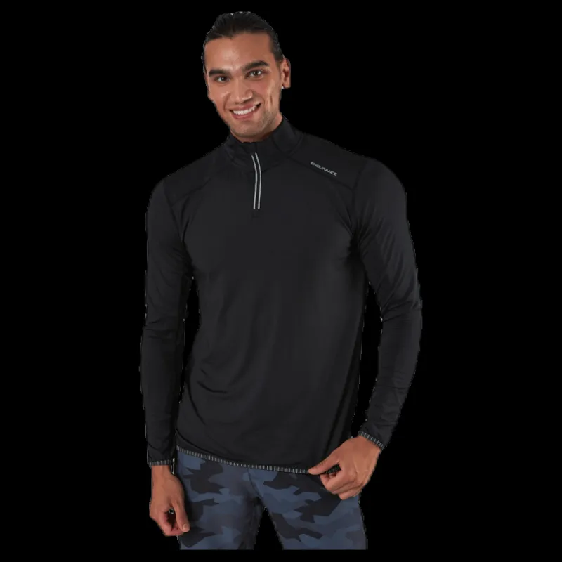 Endurance Biens Midlayer Black Svart Clearance
