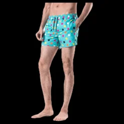 Discount Happy Socks Big Dot Swim Shorts Green Grön