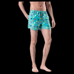 Discount Happy Socks Big Dot Swim Shorts Green Grön