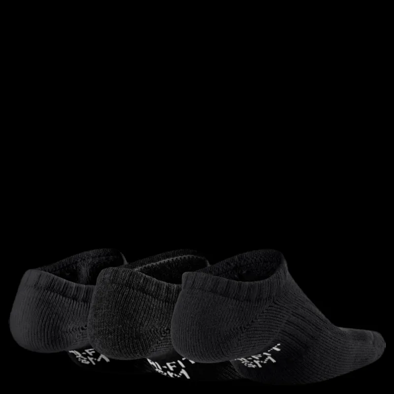 Best Nike Big Kids Socks (3pairs) Black/white Svart