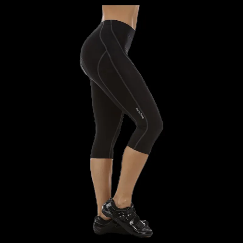 Hot Newline Bike Knee Pants Black Svart