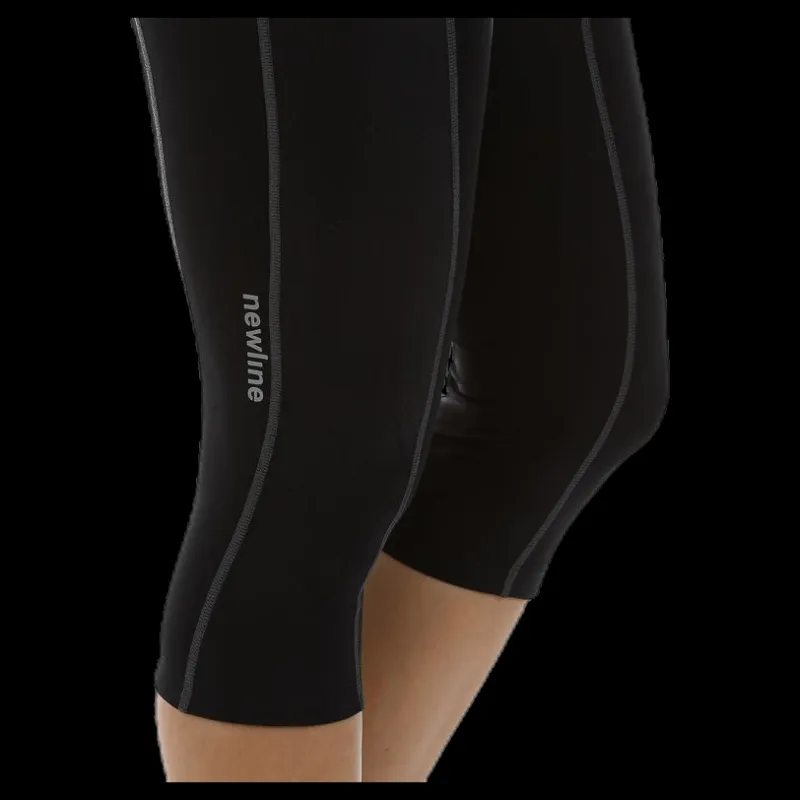 Hot Newline Bike Knee Pants Black Svart