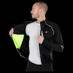 Outlet Newline Bike Protect Jersey Black Svart