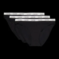 Calvin Klein Bikini 3pk Black Svart Clearance
