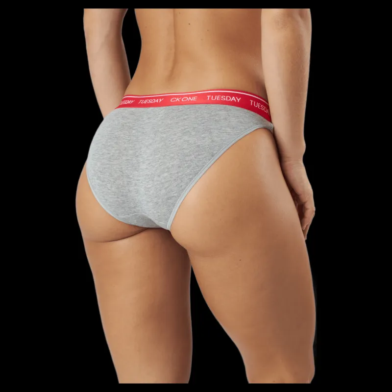 Outlet Calvin Klein Bikini 7pk Grey Heather_colour Wb Grå