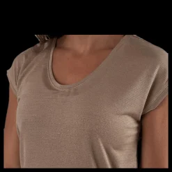 Best Pieces Billo Tee Lurex Stripes Beige