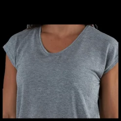Discount Pieces Billo Tee Lurex Stripes Grey Grå