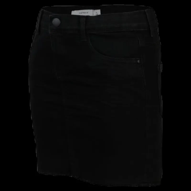 Sale Name It Bilura Denim 7083 Skirt Black Svart