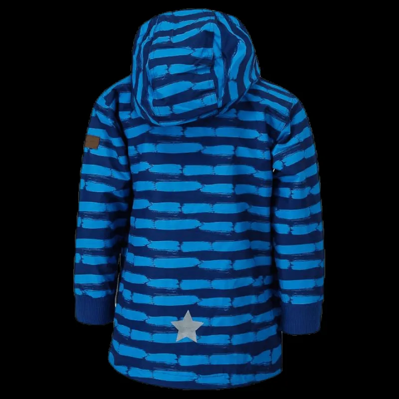 Racoon Birk Paint Jacket Blue Blå New
