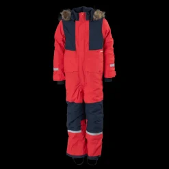 Didriksons Björnen Kids Cover 5 Bright Red Flerfärgad Outlet