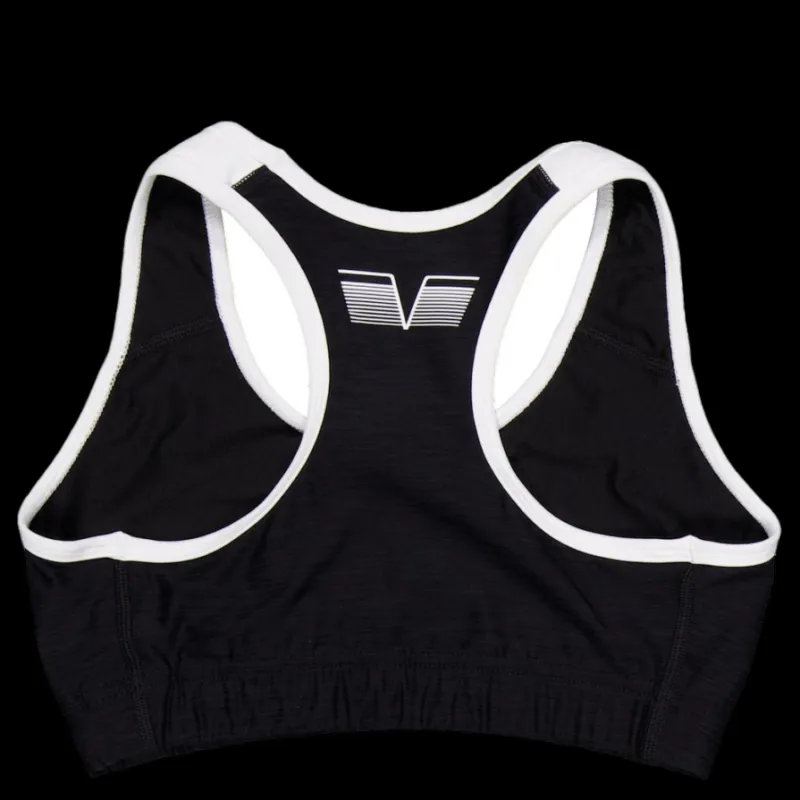Gavelo Black & White Swirl Sports Bra Black/white Svart