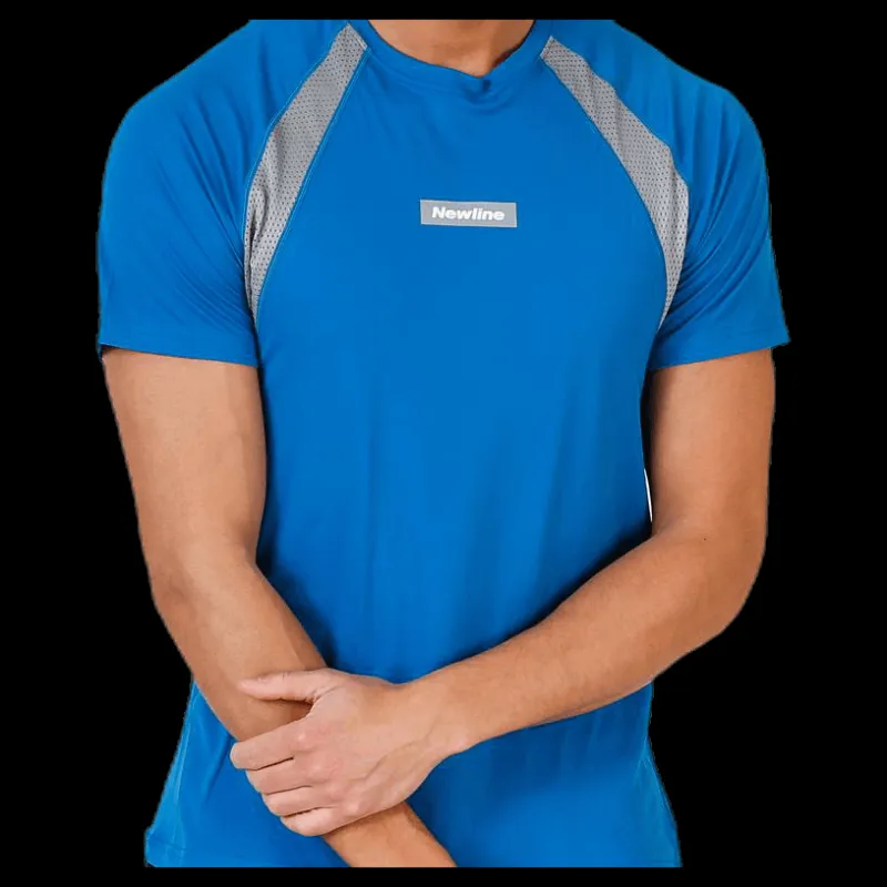 Newline Black Feather Tee Blue Blå Clearance