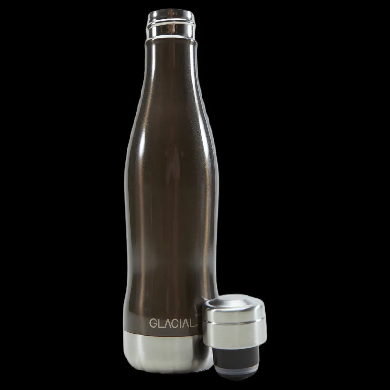 GLACIAL Black Metallic 400ml Brun Discount