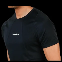 Newline Black Tech Tee Black Svart Best