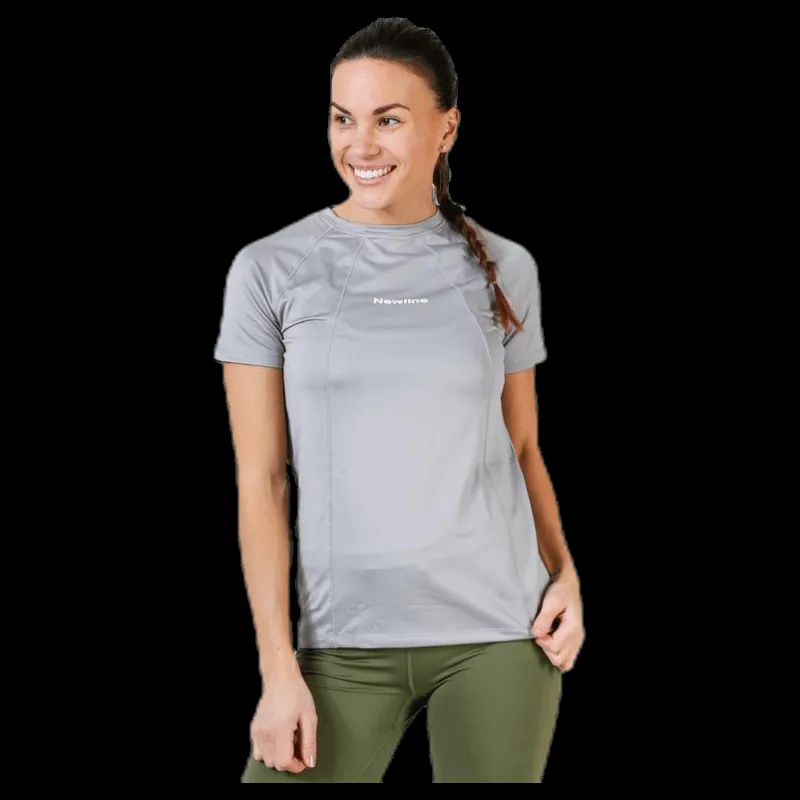 Outlet Newline Black Tech Tee Grey Grå