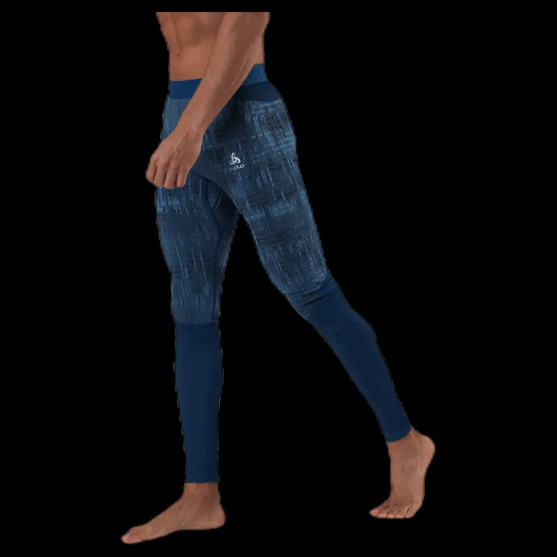 Discount Odlo Blackcomb Bottom Long Blue Blå