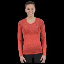 Best Odlo Blackcomb Light LS Pink/Grey Rosa och Grå
