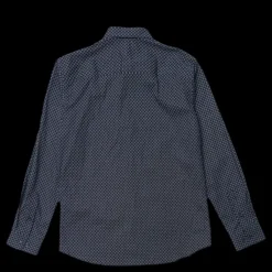 New Jack & Jones Blackpool Stretch Shirt L/s Mecca Orange Svart