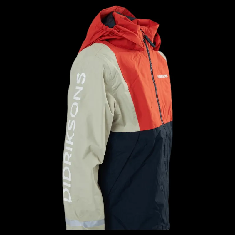 Discount Didriksons Block Kids Jacket Blue/Red Blå och Röd
