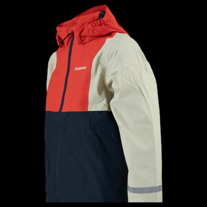 Discount Didriksons Block Kids Jacket Blue/Red Blå och Röd