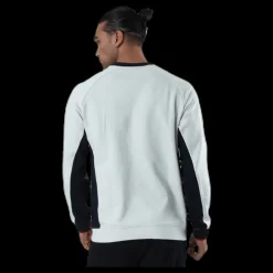 Tommy Hilfiger Sport Blocked Fleece Logo Crew White Vit Online