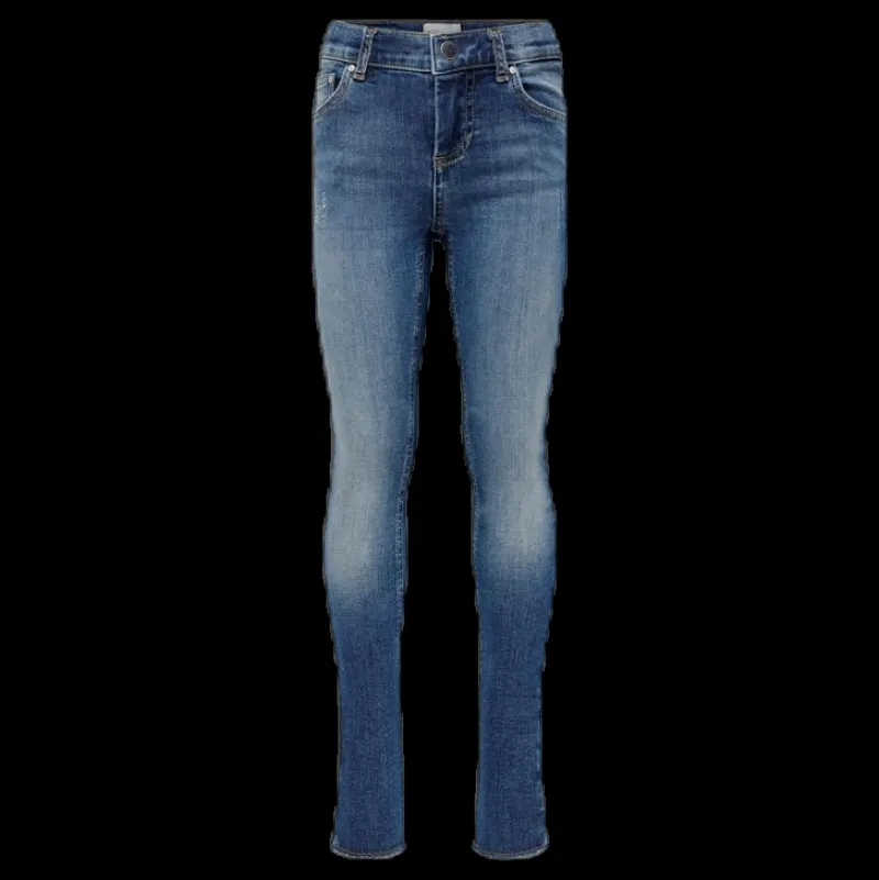 Discount Kids Only Blush Skinny Raw Jeans Blue Blå