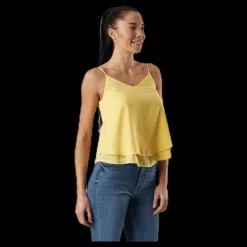 Pieces Bodil Slip Top Yellow Gul