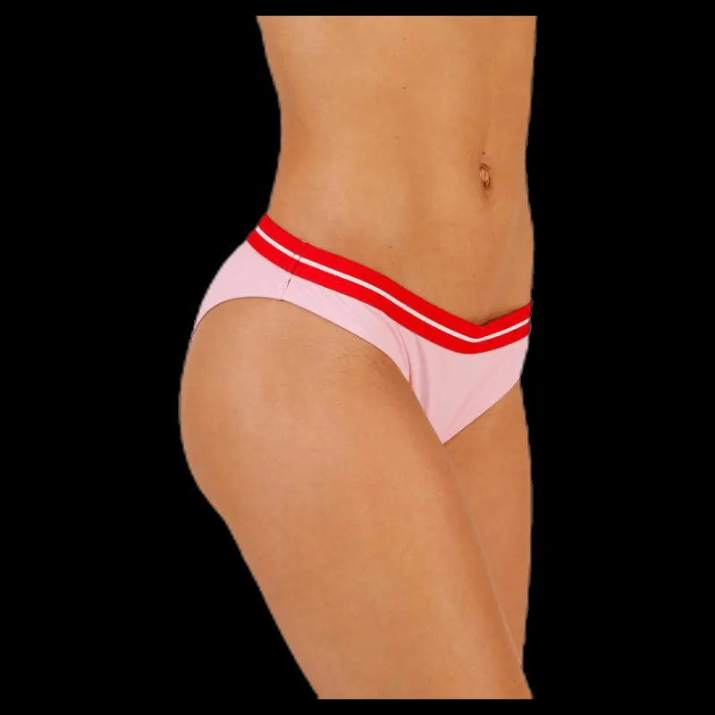 Outlet Pieces Bola Bikini Brief Pink/White Rosa och Vit