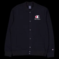 Champion Bomber Sweatshirt Black Beauty Svart New