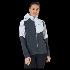 Sale Salomon Bonatti Trail Wp Jkt W Ebony/wht Flerfärgad