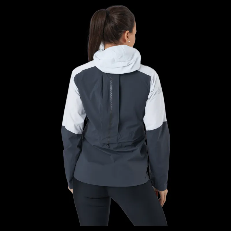 Sale Salomon Bonatti Trail Wp Jkt W Ebony/wht Flerfärgad