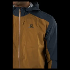 Clearance Salomon Bonatti Wp Jkt M Cumin/ebony Flerfärgad