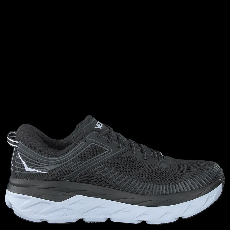 Hoka Bondi 7 White/Black Vit och Svart